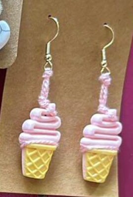 Ice Cream Cone earrings - image1